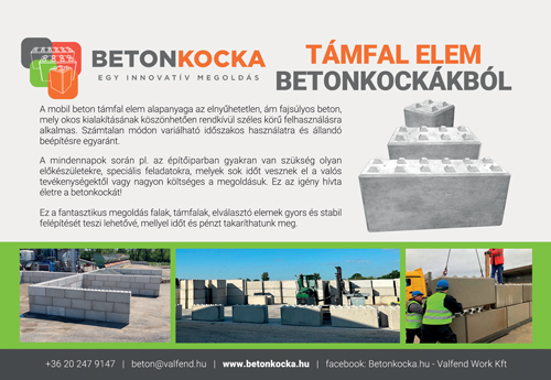 Betonkocka, világ „legnehezebb” építőjátéka profiknak!