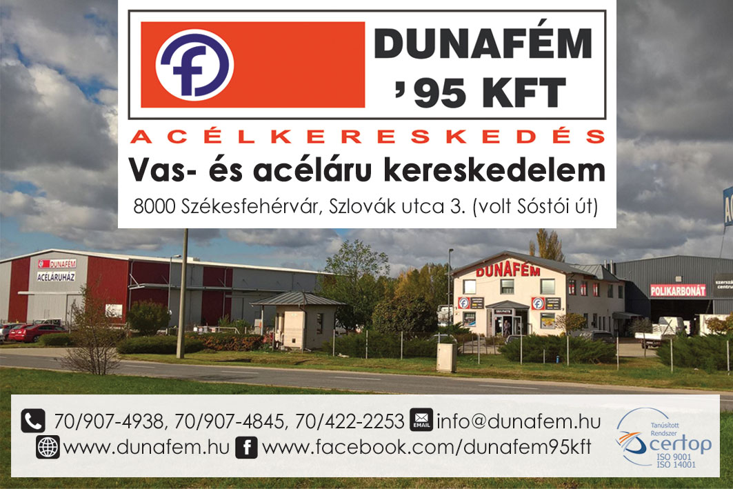 Dunafém 95 Kft. Acélkereskedés