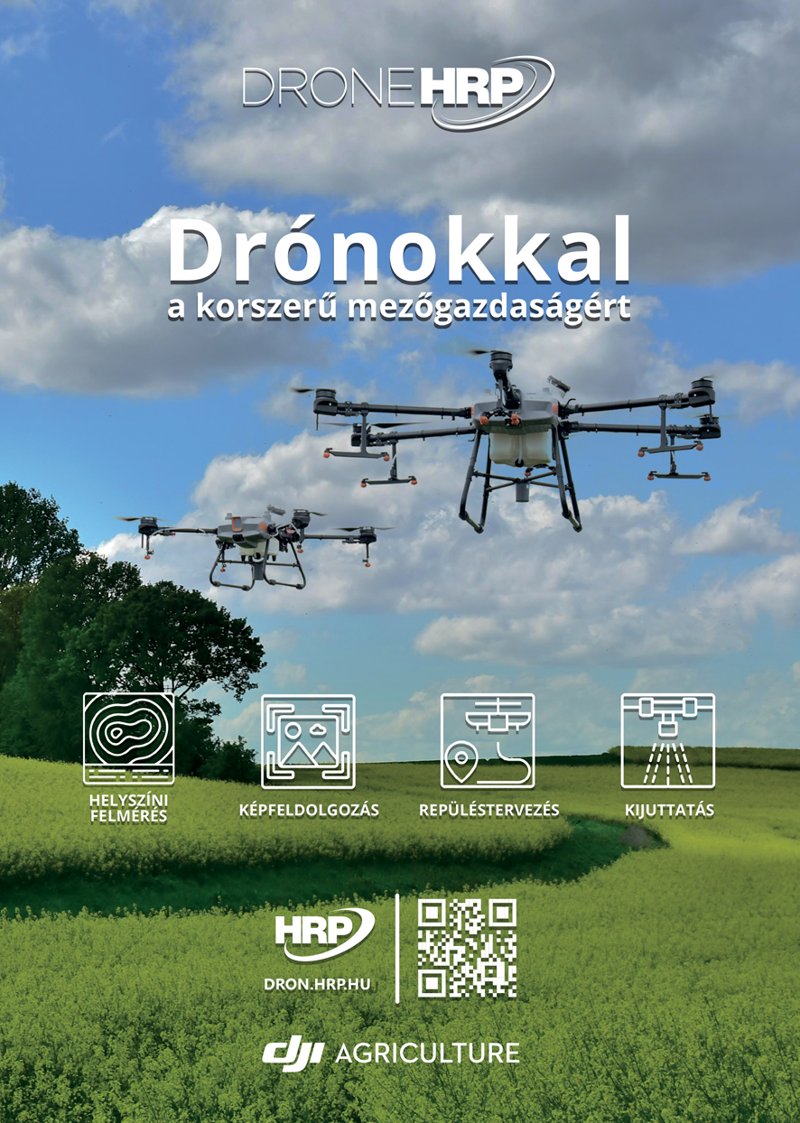 HRP Europe Kft. DJI mezőgazdasági drón 