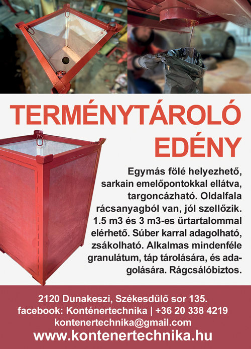 KONTÉNERTECHNIKA acélban jók vagyunk!