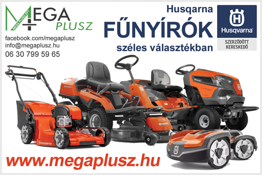 Mega-Plusz Kft. - Husqarna fűnyírók széles választékban