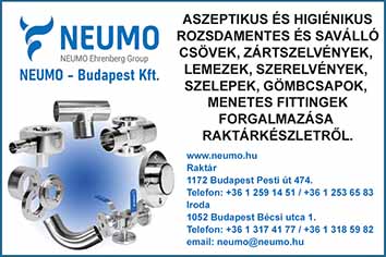NEUMO Budapest Kft. Rozsdamentes és saválló csövek, szelepek, szerelvények és fittingek forgalmazása, raktáráruházi értékesítése
