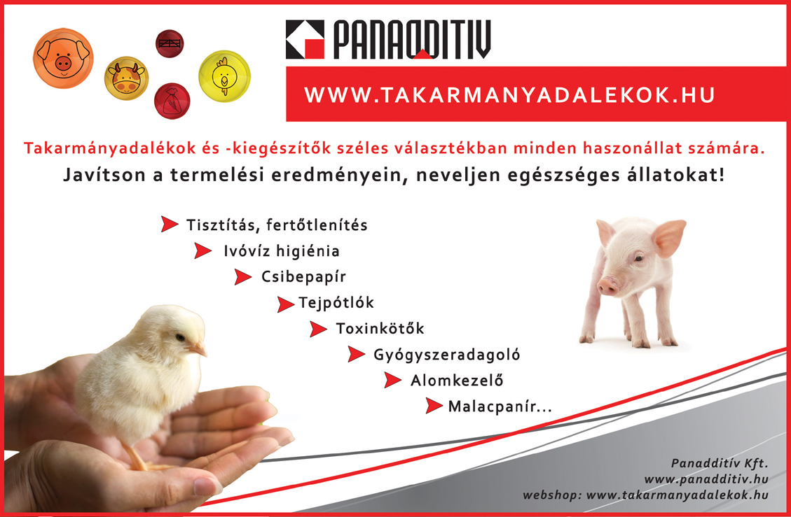 Takarmányadalék-anyagok és kiegészítők kereskedelme, minden állatfaj számára A Panadditív Kft.