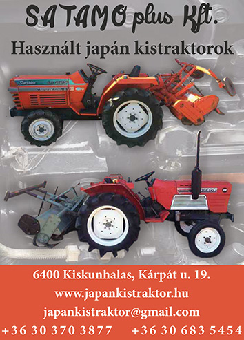 Használt japán kistraktorok