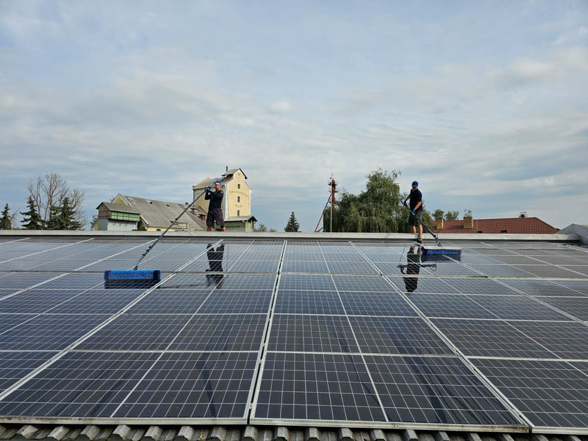 Napelemek tisztítás SolarClean 