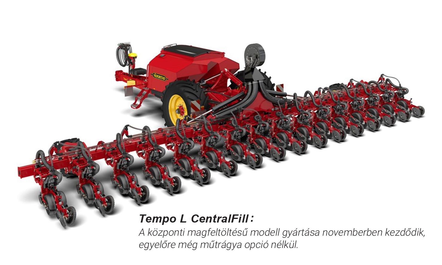 Tempo vetőgépmodell, FH 2200 front műtrágyatartály, Vaderstad Kft.