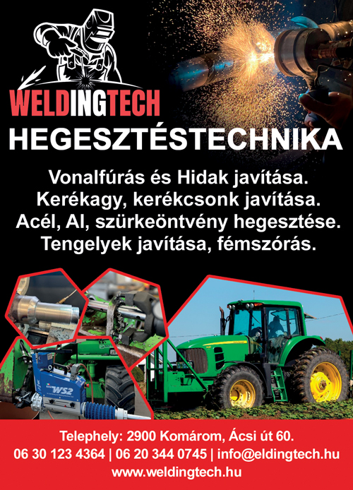 WELDINGTECH Hegesztéstechnikai Kft. ipari gépek, berendezések javítása