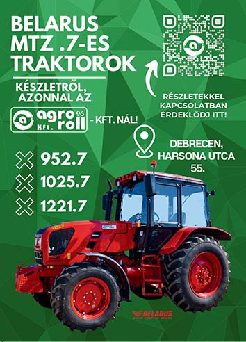 AgroRoll96 Kft. mezőgazdasági gépek, alkatrészek és kiegészítők