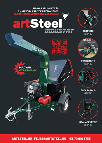 artSteel industry Ágaprítók, ágdarabolók, hasító gépek