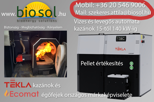 KAZÁN, PELLET KAZÁN, APRÍTÉK KAZÁN, ÉPÜLETGÉPÉSZET, FŰTÉS, ENERGIA, Biosol Kft.