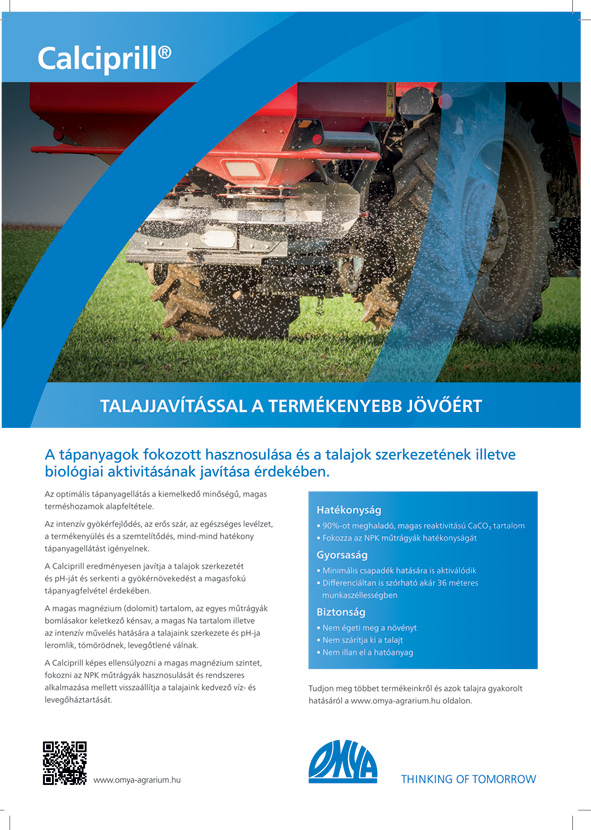 Calciprill® – partner a talajjavításban