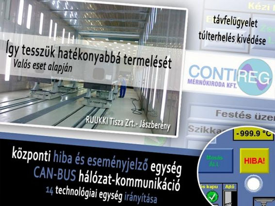 Automatizálás, műszerezés, PLC vezérlések programozása, CONTIREG Mérnökiroda Kft.