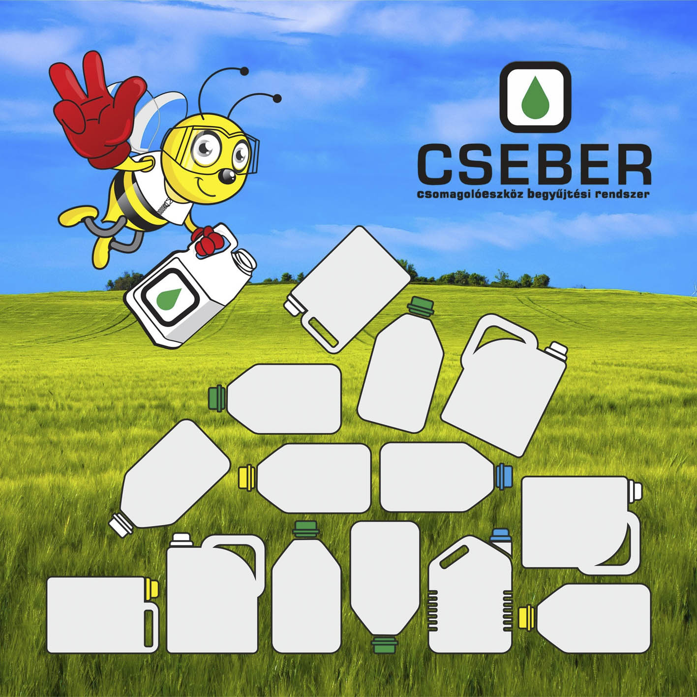 göngyöleg, csomagolóanyag visszavásárlás, Cseber Nonprofit Kft.