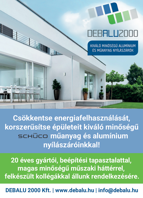 műanyag és alumíniumból készült nyílászárók Debalu 2000 Kft.