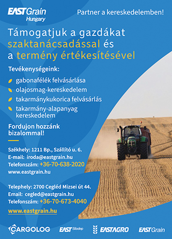 East Grain Hungary Kft. Támogatja a teljes termelési folyamatot, a vetéstől az aratásig!