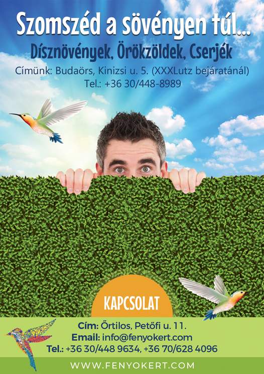 KERT, DÍSZNÖVÉNYEK, ÖRÖKZÖLDEK, CSERJÉK, GYÜMÖLCSFÁK, Fenyő kert - HORTUSVITaE Kft.
