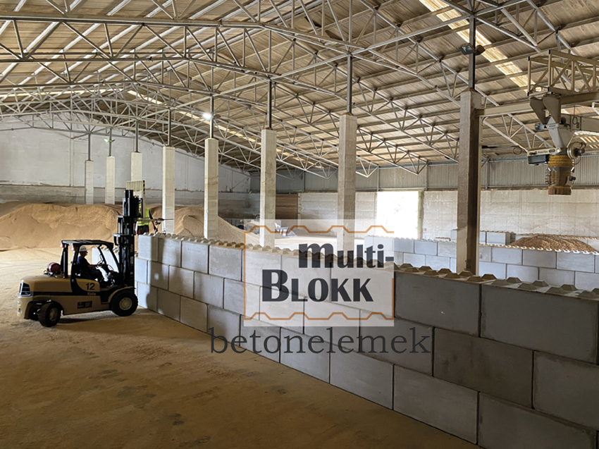 Multi-BLOKK betonelemek - Kötőanyag nélkül összeépíthető előregyártott betonelemek.