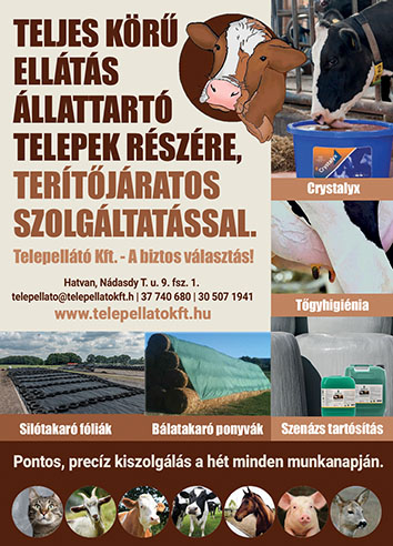 Teljes körű ellátás állattartó telepek részére, terítőjáratos szolgáltatással, Telepellátó Kft.