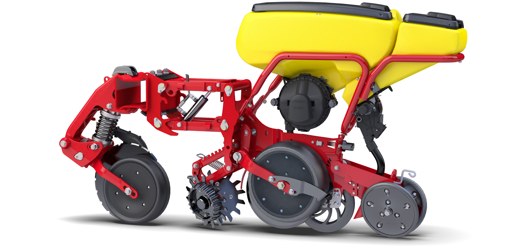 Tempo vetőgépmodell, FH 2200 front műtrágyatartály, Vaderstad Kft.