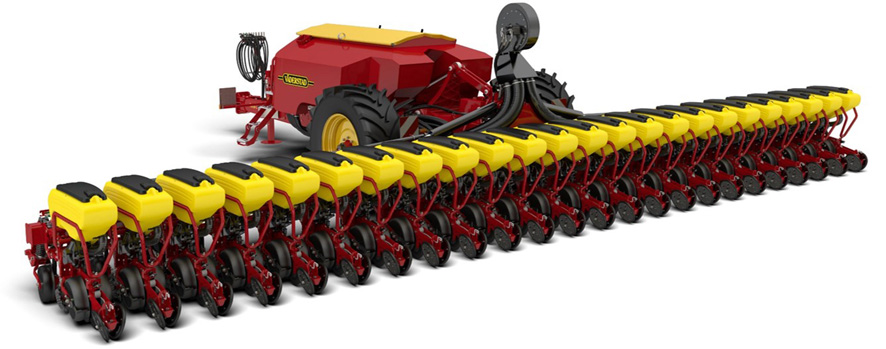 Tempo vetőgépmodell, FH 2200 front műtrágyatartály, Vaderstad Kft.